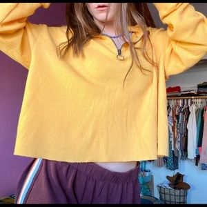 ⭐️YELLOW ZIPPER JACKET⭐️